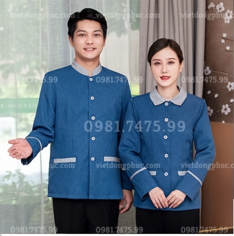 Mẫu đồng phục nhân viên dọn phòng cao cấp, nâng tầm đẳng cấp Khách sạn