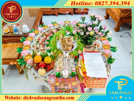 Đặt mâm cúng đầy tháng, thôi nôi trọn gói cho bé tại Cần Thơ
