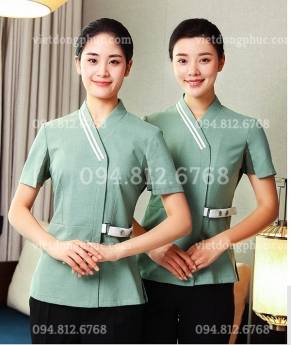 Mẫu đồng phục nhân viên dọn phòng cao cấp, nâng tầm đẳng cấp Khách sạn