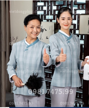 Mẫu đồng phục nhân viên dọn phòng cao cấp, nâng tầm đẳng cấp Khách sạn