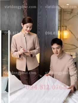 Mẫu đồng phục nhân viên dọn phòng cao cấp, nâng tầm đẳng cấp Khách sạn