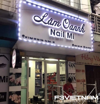 Làm biển quảng cáo LED, chữ nổi, phòng ban, in ấn, cắt Lazer, trang trí đô thị