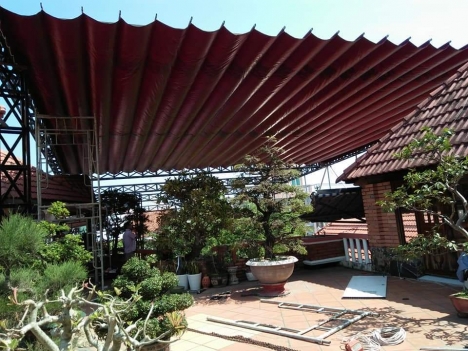 Dịch vụ lắp đặt mái che di động