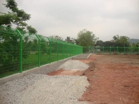 Hàng Rào Lưới Thép Hàn Mạ Kẽm Sơn Tĩnh Điện, Nhúng Nóng , Gập 2 Đầu, Chấn 2 Sóng, 3 Sóng ,.... Thẩm