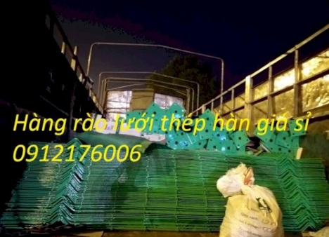 Hàng Rào Lưới Thép Hàn Mạ Kẽm Sơn Tĩnh Điện, Nhúng Nóng , Gập 2 Đầu, Chấn 2 Sóng, 3 Sóng ,.... Thẩm