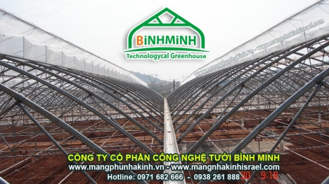 Mô hình trồng dưa lưới trong nhà màng, cung cấp vật tư nhà kính,vật liệu làm nhà kính trồng rau