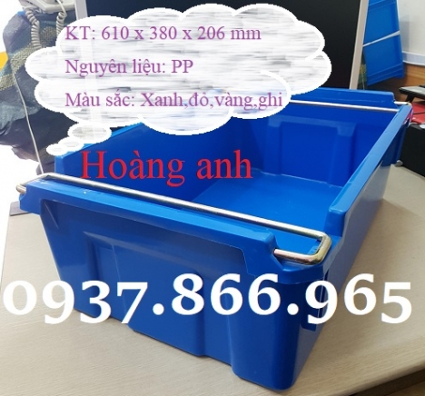 Thùng nhựa quai sắt giá sỉ, thùng nhựa đặc, thùng nhựa cơ khí, khay nhựa