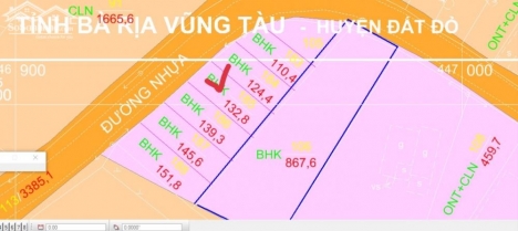 Bán đất hiếm Đất Đỏ, gần biển Phước Hải, 136m2, 1 ti 210