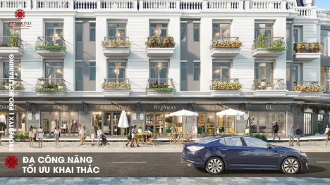 135 căn viên kim cương duy nhất Richmond Quy Nhơn biệt thự liền kề và phố thương mại