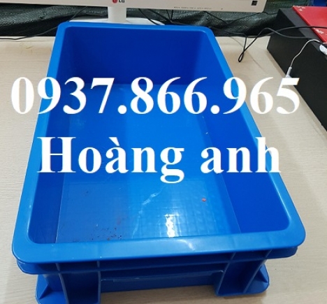 Giá khay nhựa b2 có nắp dùng trong cônghiệp, thùng nhựa đặc, khay nhựa công nghiệp