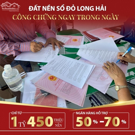 Bán nhanh lô đất Huyện Long Điền gần biển Long Hải, giá tốt cho anh em đầu tư lâu dài