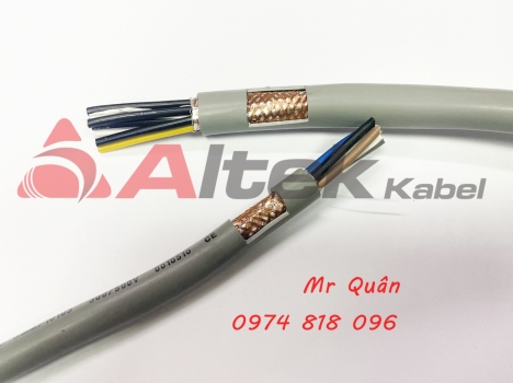 Cáp điều khiển 4x0.75 Cu Lưới