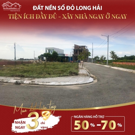 Bán nhanh lô đất Huyện Long Điền gần biển Long Hải, giá tốt cho anh em đầu tư lâu dài