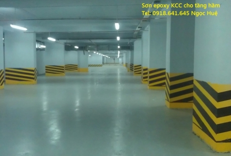 sơn phủ epoxy kcc giá rẻ nhất et5660-VB0028 xám