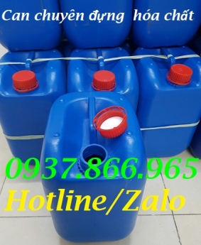 Can nhựa chuyên đựng hóa chất, can nhựa HDPE, can nhựa dùng trong công nghiệp, can