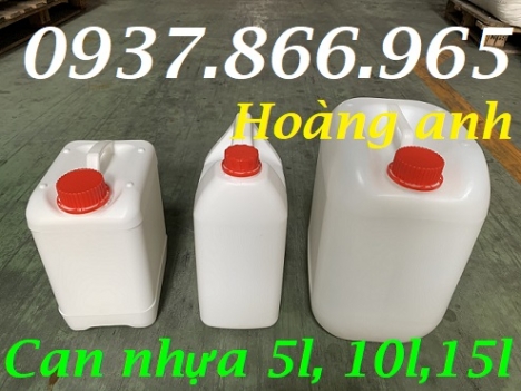 Can nhựa chuyên đựng hóa chất, can nhựa HDPE, can nhựa dùng trong công nghiệp, can