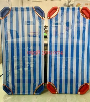 Giường lưới mầm non xanh dương