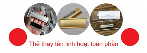 Thẻ tên nhân viên giá rẻ, biển tên nhân viên