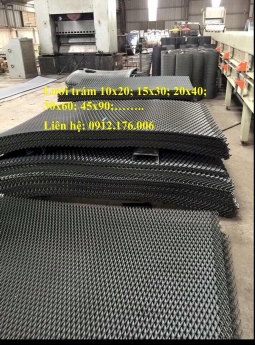 Lưới Trám, Lưới Dập Giãn 10X20, 15X30, 20X40, 30X60, . . . . . Gía Rẻ, Giao Hàng Toàn Quốc