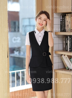 Mẫu áo gile nữ đồng phục đẹp và sang chảnh nhất của Thu Đông năm nay