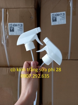 nhập khẩu cò kính trắng sữa phi 28 cao cấp hàng new 100%