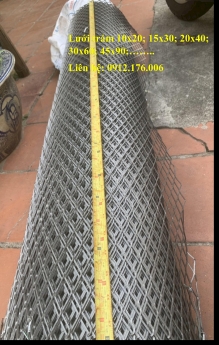 Lưới Trám, Lưới Dập Giãn 10X20, 15X30, 20X40, 30X60, . . . . . Gía Rẻ, Giao Hàng Toàn Quốc