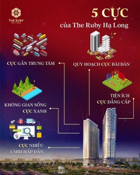 không gian xanh cho cư dân the ruby halong