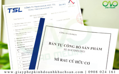 Công bố chất lượng sản phẩm mì rau củ [TOÀN QUỐC]