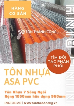 Tôn Nhựa PVC ASA Chất Lượng, Giá Tốt