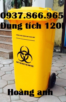 Thùng rác trường học, thùng rác tại xí nghiệp, thùng rác công cộng, xe gom rác 120l