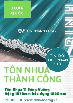 Tôn Nhựa PVC ASA Chất Lượng, Giá Tốt - Tôn Thành Công