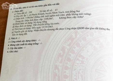 Hậu Covid ra gấp 2 lô đất Nhơn Trạch, Đồng Nai