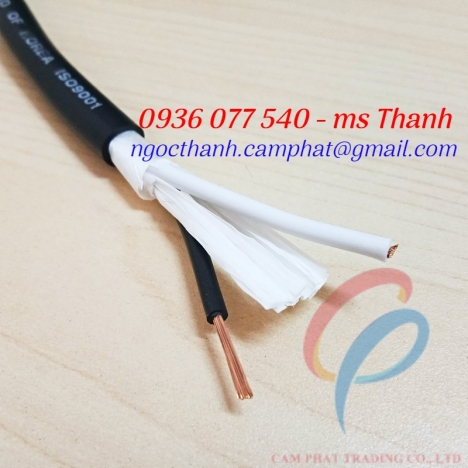 Cáp Sangjin - Cáp điều khiển 2C x 0.5 MM2 - CU/PVC/PVC
