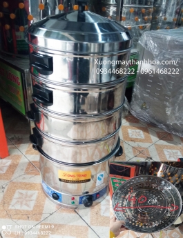 Nồi Hấp Chín Bánh Bao 4 Khay