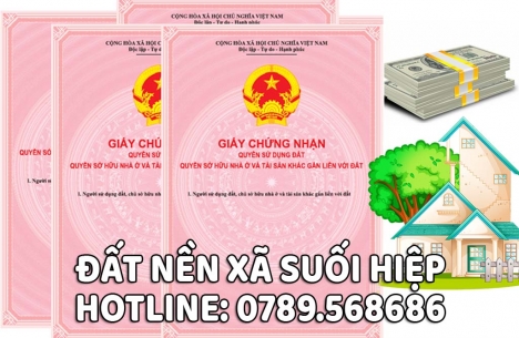 Bất Động Sản, Đất Nền Xã Suối Hiệp, Diên Khánh