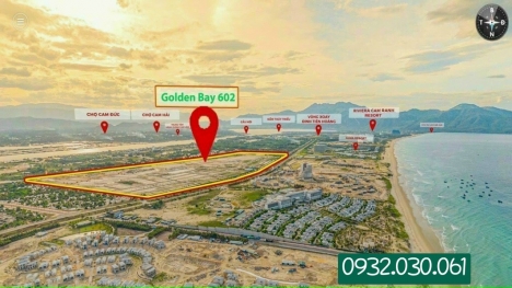 NỀN KHÁCH SẠN GOLDEN BAY 602 MẶT TIỀN NGUYỄN TẤT THÀNH CAM RANH CHỈ 16TY/NỀN 350M2 0932030061