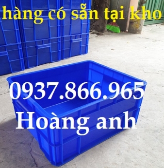 Hộp nhựa đặc cơ khí, khay nhựa B8 dùng trong nhà máy, hộp nhựa công nghiệp