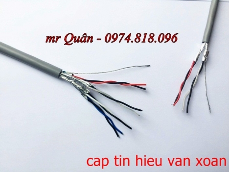 Cáp tín hiệu chống nhiễu 20awg x 2,4,6,8 lõi