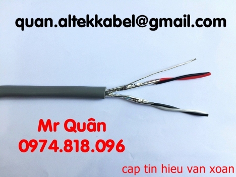 Cáp tín hiệu chống nhiễu 20awg x 2,4,6,8 lõi