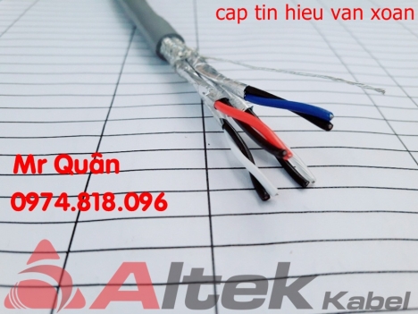 Cáp tín hiệu chống nhiễu 20awg x 2,4,6,8 lõi