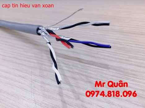 Cáp tín hiệu chống nhiễu 20awg x 2,4,6,8 lõi