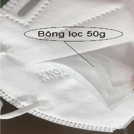 Bông kháng bụi mịn cho khẩu trang