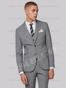 Mẫu áo vest nam đồng phục  cao cấp, “chuẩn men” cho chàng thêm thu hút