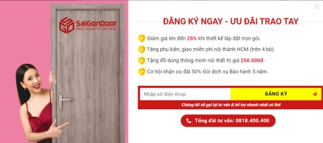 SAIGONDOOR SALES MẠNH CUỐI NĂM