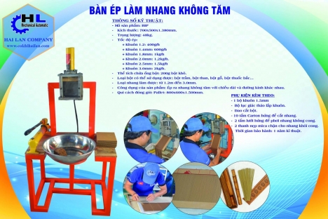 Bàn ép nhang không tăm
