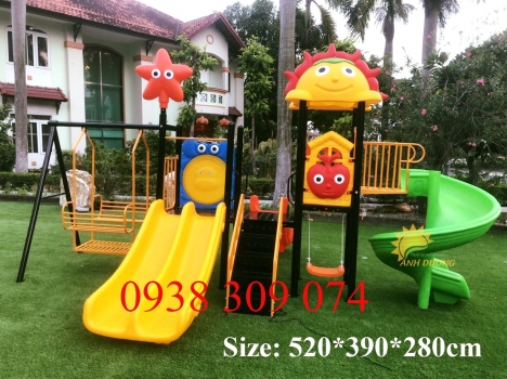 20 mẫu cầu trượt liên hoàn dành cho bé mầm non