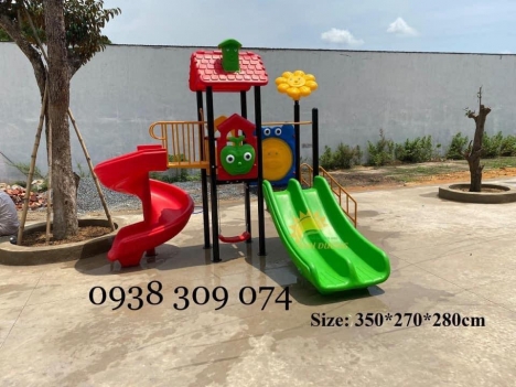 20 mẫu cầu trượt liên hoàn dành cho bé mầm non