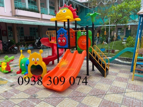 20 mẫu cầu trượt liên hoàn dành cho bé mầm non