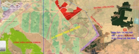 Bán 14,701m2 đất vườn sông luỹ gần công viên safari 3300ha và trang trại dưa lưới chỉ 85k/m2 Lh 0938