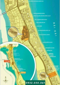 NỀN KHÁCH SẠN 16TY/350M2 TẠI GOLDENBAY 602 BÃI DÀI NHA TRANG 0932030061